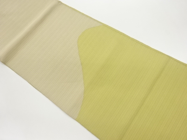 JAPANESE KIMONO / VINTAGE NAGOYA OBI / WOVEN WAVY STRIPE